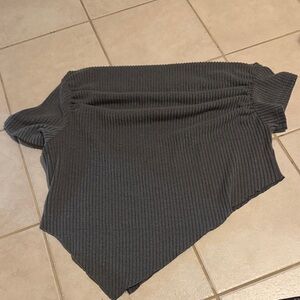 Off-Shoulder Short Sleeve Casual Tee